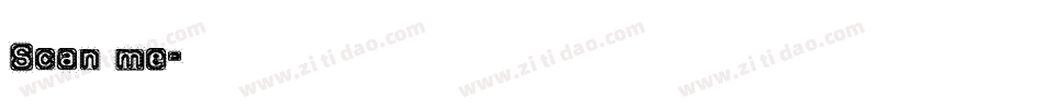 Scan me字体转换